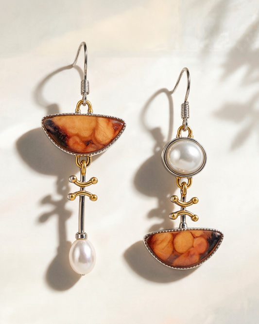 Boucles d'oreilles Lava