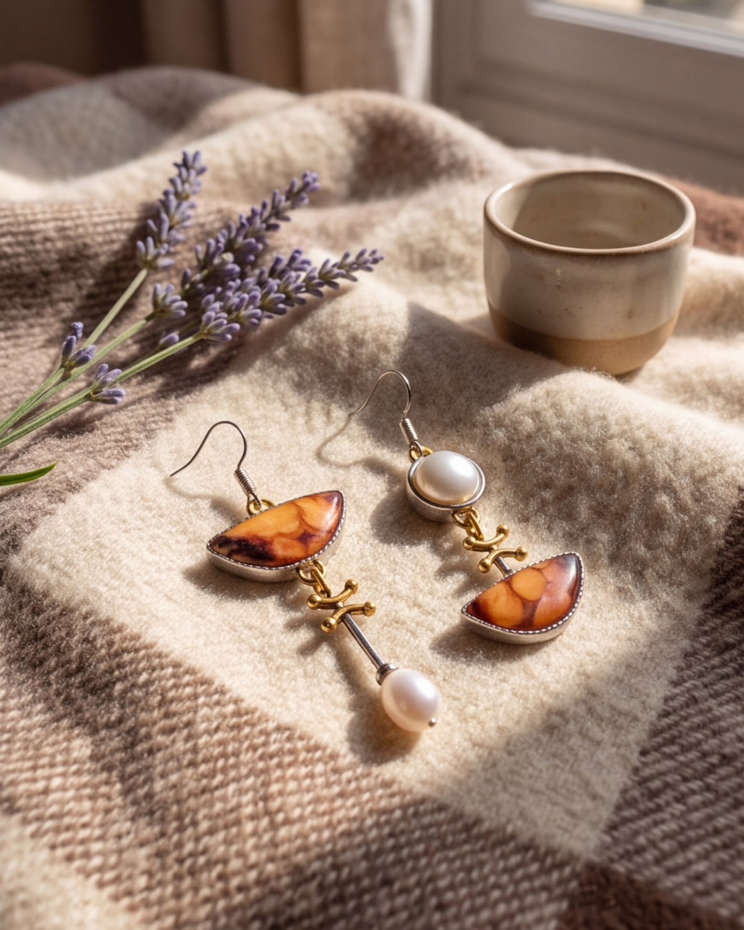 Boucles d'oreilles Lava