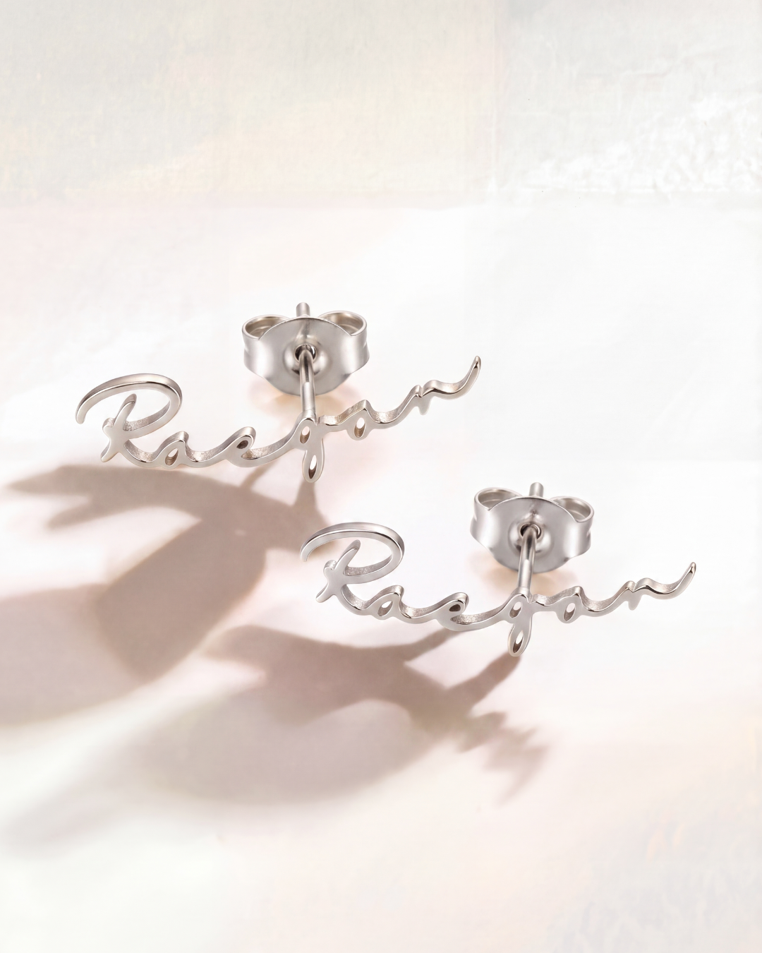Boucles d'oreilles Marrie (Mots au choix)