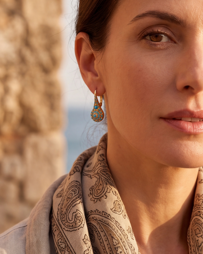 Boucles d'oreilles Lunaya