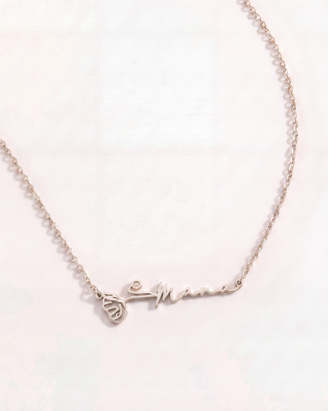 Collier Neura (Prénom & Fleur de naissance)