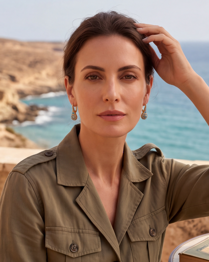 Boucles d'oreilles Lunaya