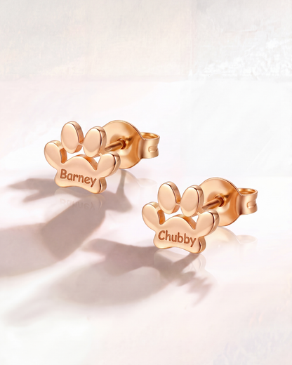 Boucles d'oreilles Riky (Initiales au choix)