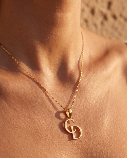 Collier Lori (Initiales au choix)