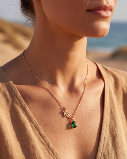 Collier Sierra (Prénom & Pierre de naissance)
