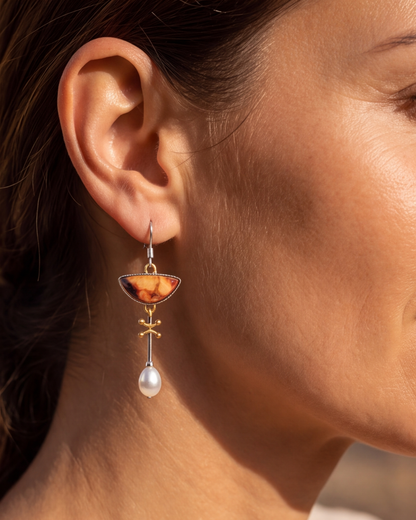 Boucles d'oreilles Lava