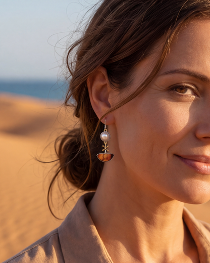 Boucles d'oreilles Lava