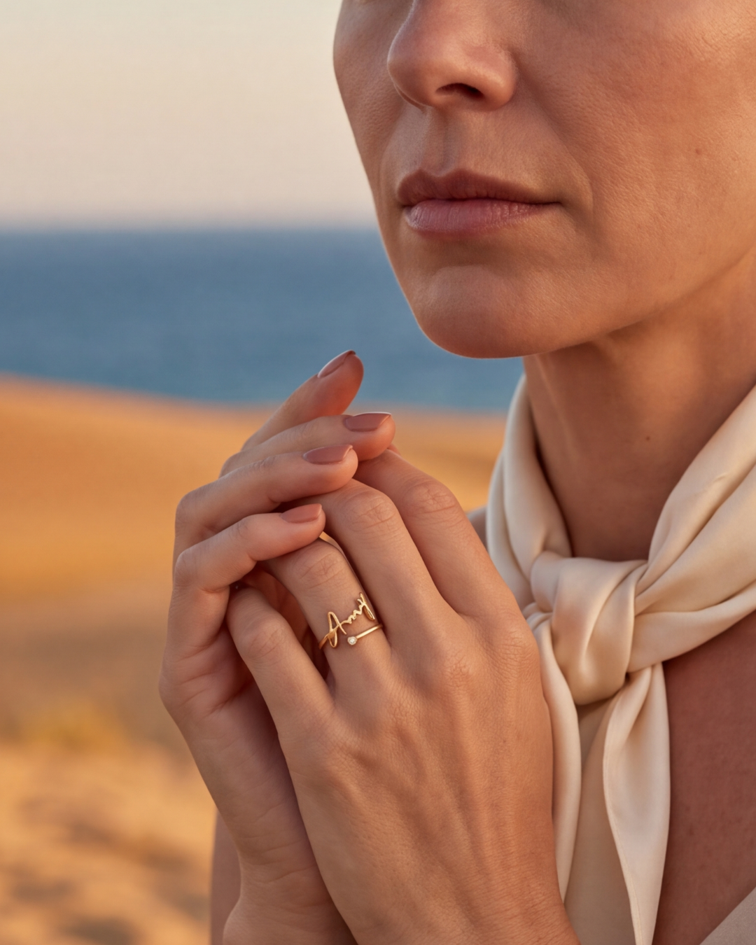 Bague Cali (Prénom & Pierre de naissance)