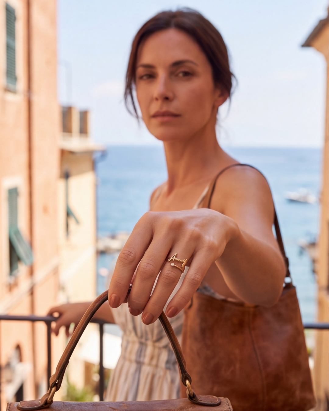 Bague Cali (Prénom & Pierre de naissance)