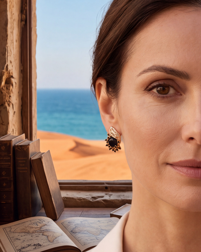 Boucles d'oreilles Bavania