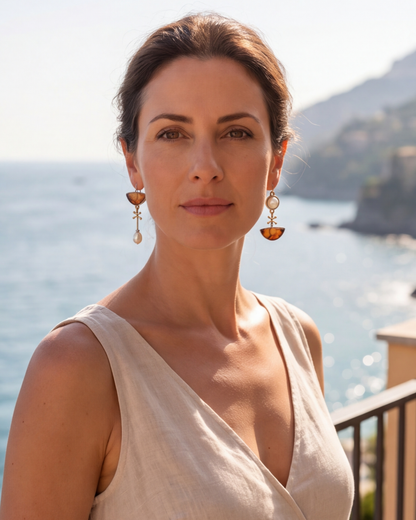 Boucles d'oreilles Lava