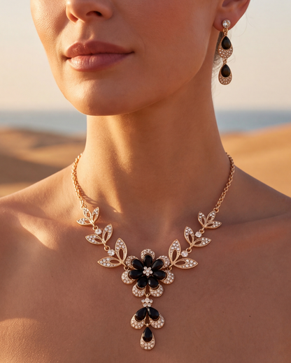 Collier & Boucles d'oreilles Corale