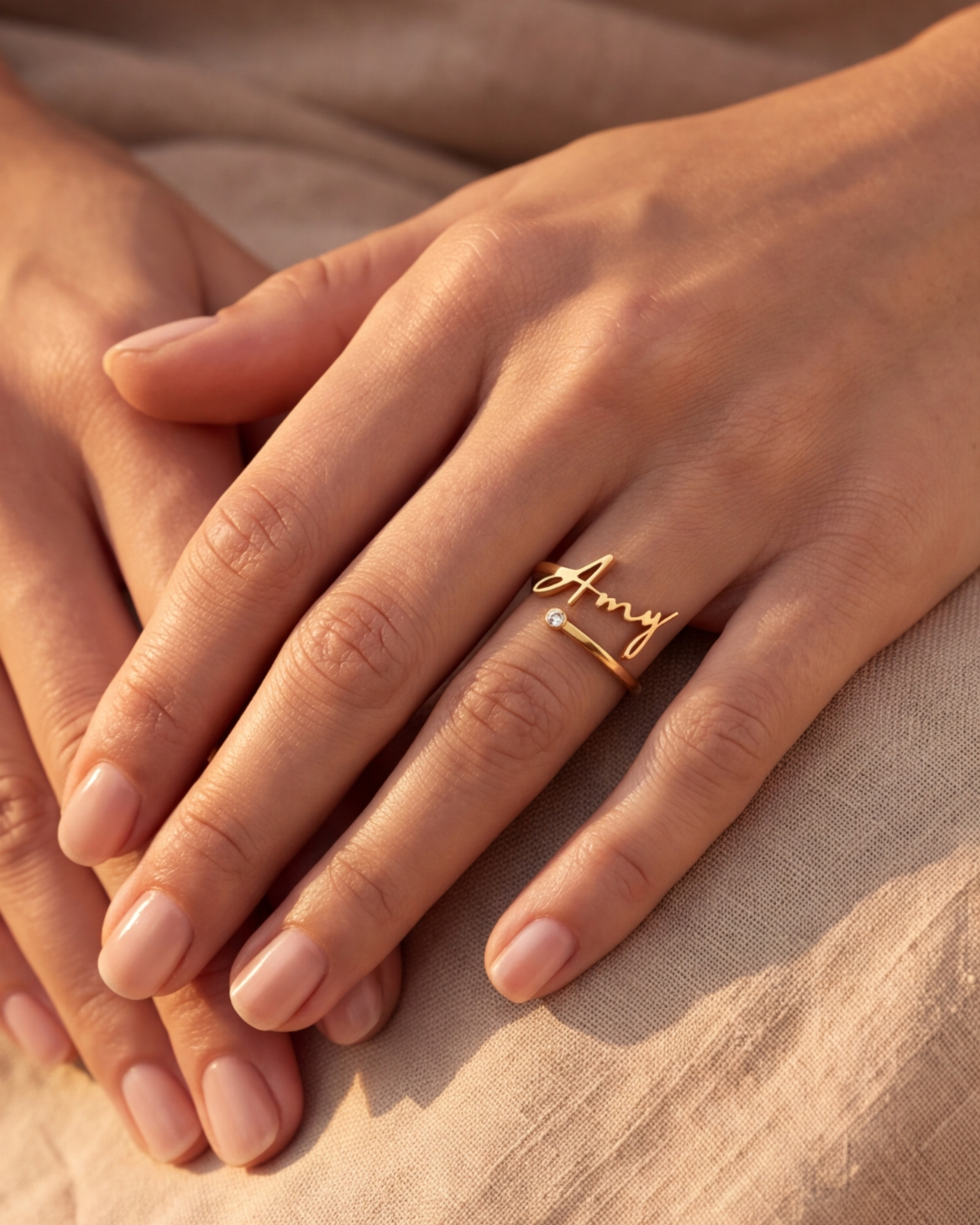 Bague Cali (Prénom & Pierre de naissance)