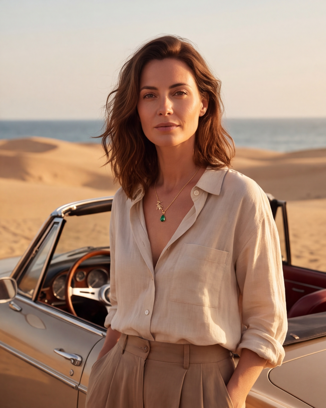 Collier Sierra (Prénom & Pierre de naissance)